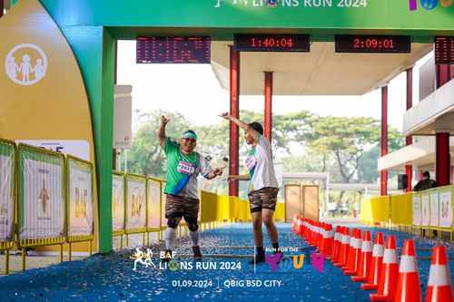 Race photo from BAF LIONS RUN 2024