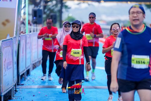 Race photo from CISANGKAN KBP CITY RUN 2025