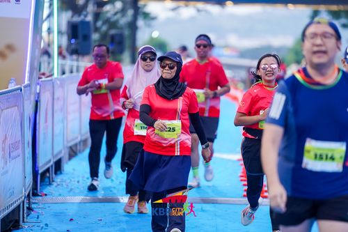 Race photo from CISANGKAN KBP CITY RUN 2025