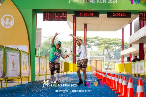 Race photo from BAF LIONS RUN 2024