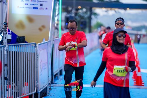 Race photo from CISANGKAN KBP CITY RUN 2025