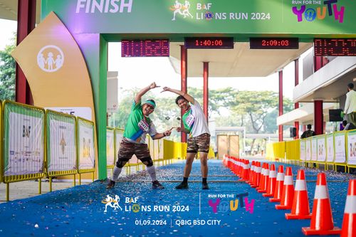 Race photo from BAF LIONS RUN 2024