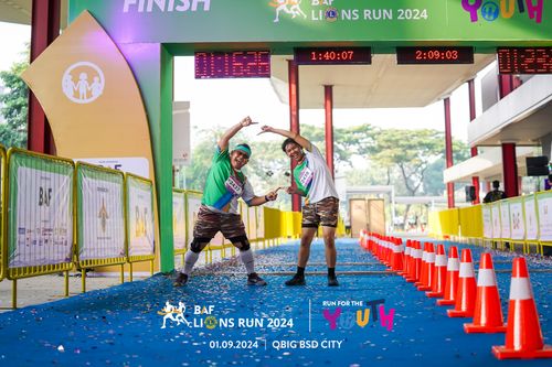 Race photo from BAF LIONS RUN 2024
