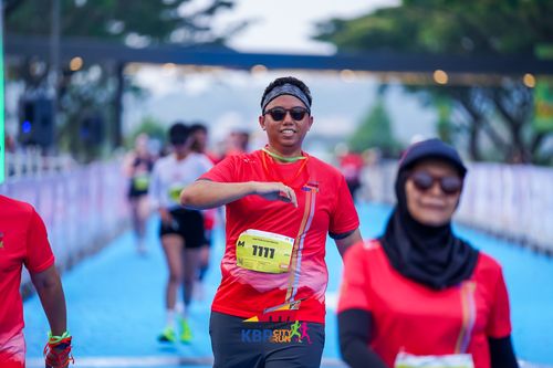 Race photo from CISANGKAN KBP CITY RUN 2025