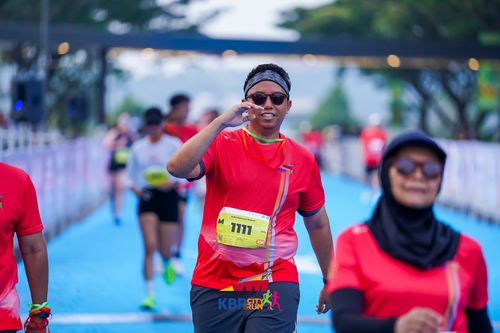 Race photo from CISANGKAN KBP CITY RUN 2025