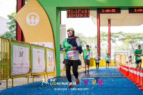 Race photo from BAF LIONS RUN 2024