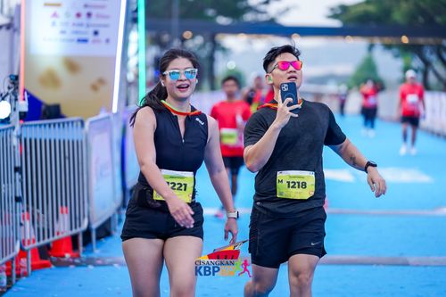 Race photo from CISANGKAN KBP CITY RUN 2025
