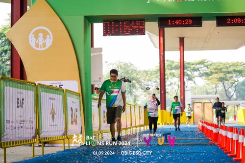 Race photo from BAF LIONS RUN 2024