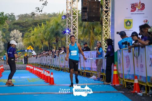 Race photo from Taman Budaya x BOGORUN 2025