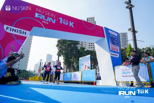Race photo from Nu Skin Run 10K