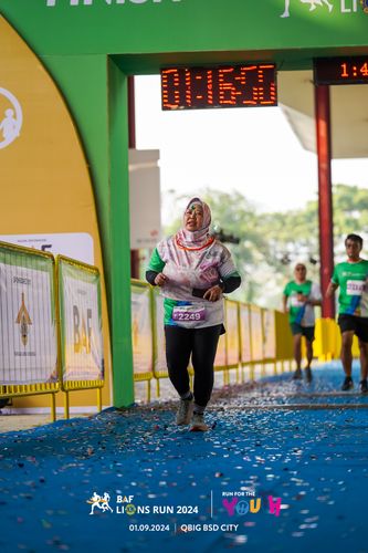 Race photo from BAF LIONS RUN 2024