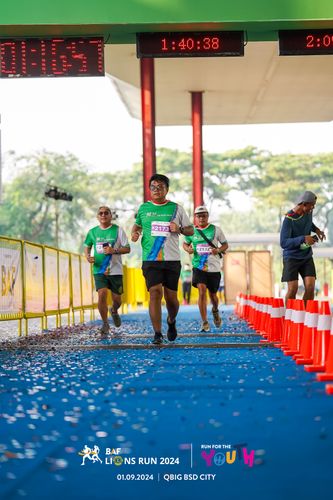 Race photo from BAF LIONS RUN 2024