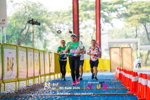 Race photo from BAF LIONS RUN 2024
