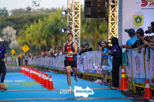 Race photo from Taman Budaya x BOGORUN 2025