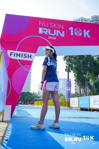Race photo from Nu Skin Run 10K