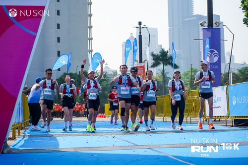 Race photo from Nu Skin Run 10K