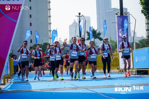 Race photo from Nu Skin Run 10K