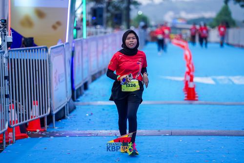 Race photo from CISANGKAN KBP CITY RUN 2025