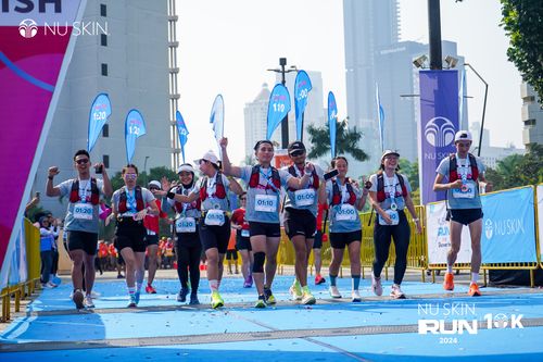 Race photo from Nu Skin Run 10K