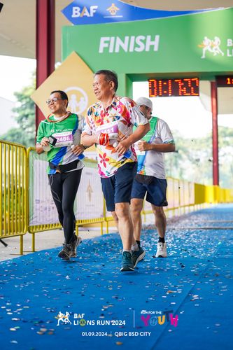 Race photo from BAF LIONS RUN 2024