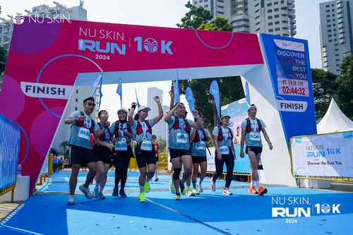 Race photo from Nu Skin Run 10K