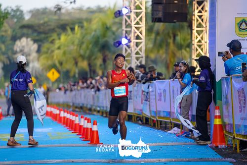 Race photo from Taman Budaya x BOGORUN 2025