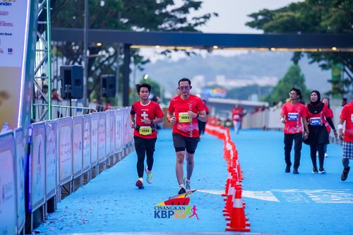 Race photo from CISANGKAN KBP CITY RUN 2025
