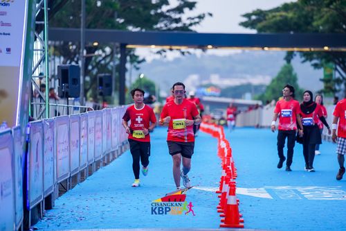 Race photo from CISANGKAN KBP CITY RUN 2025