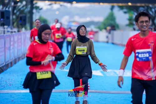 Race photo from CISANGKAN KBP CITY RUN 2025