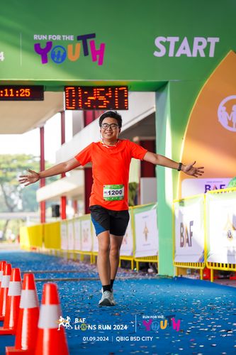 Race photo from BAF LIONS RUN 2024