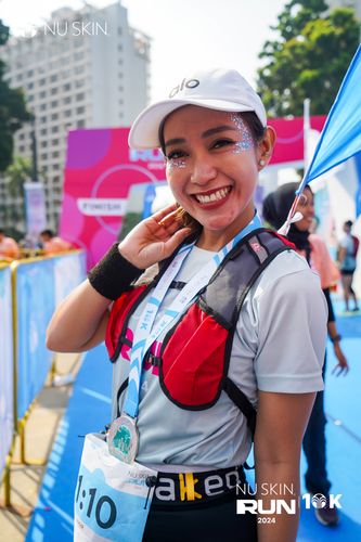 Race photo from Nu Skin Run 10K