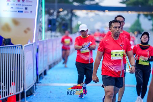 Race photo from CISANGKAN KBP CITY RUN 2025