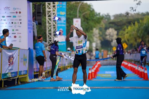 Race photo from Taman Budaya x BOGORUN 2025