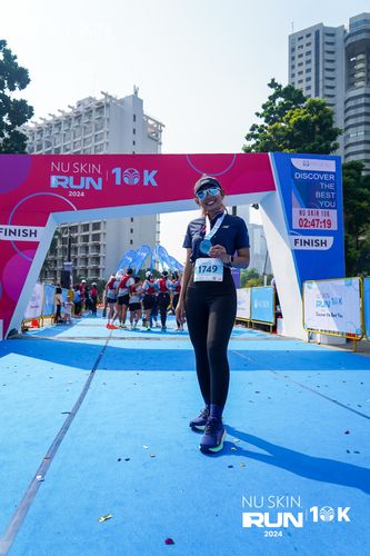 Race photo from Nu Skin Run 10K