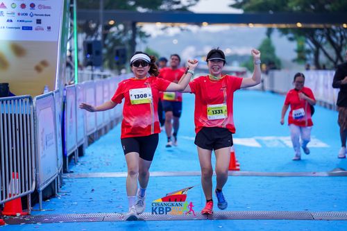 Race photo from CISANGKAN KBP CITY RUN 2025