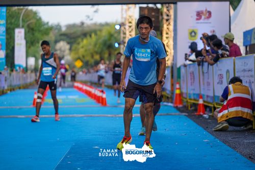Race photo from Taman Budaya x BOGORUN 2025