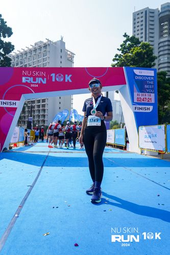 Race photo from Nu Skin Run 10K