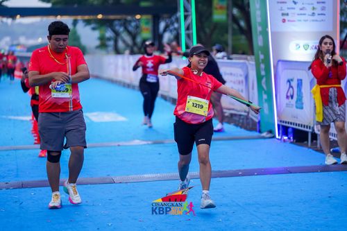 Race photo from CISANGKAN KBP CITY RUN 2025