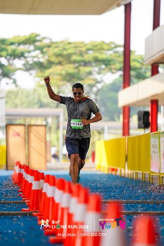 Race photo from BAF LIONS RUN 2024