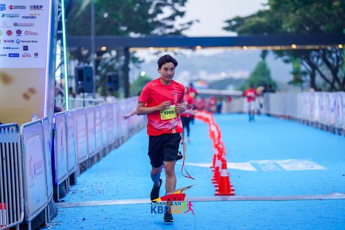 Race photo from CISANGKAN KBP CITY RUN 2025
