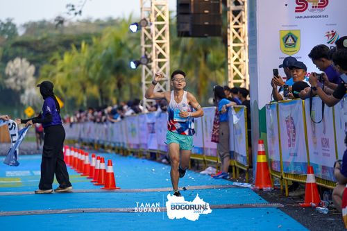 Race photo from Taman Budaya x BOGORUN 2025