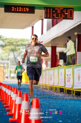 Race photo from BAF LIONS RUN 2024