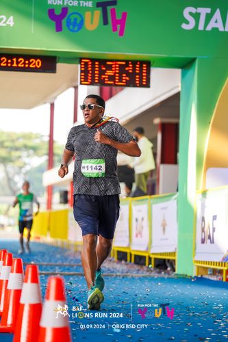 Race photo from BAF LIONS RUN 2024