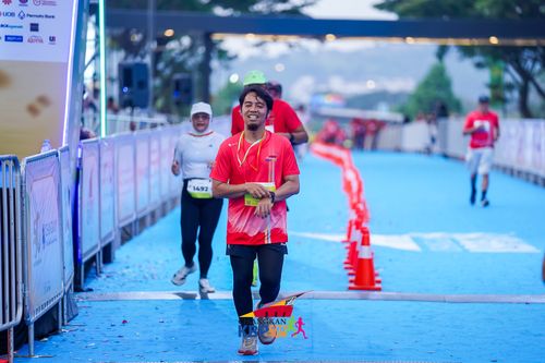 Race photo from CISANGKAN KBP CITY RUN 2025