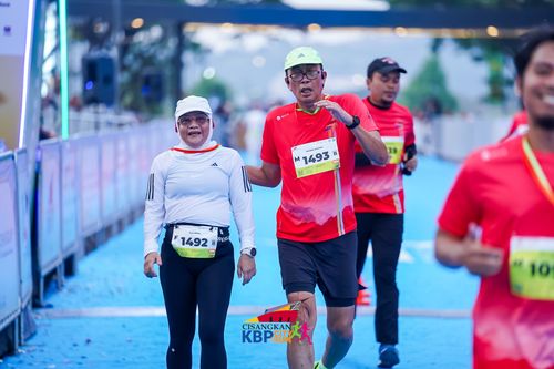 Race photo from CISANGKAN KBP CITY RUN 2025