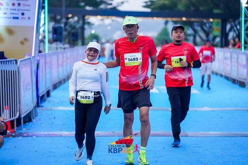 Race photo from CISANGKAN KBP CITY RUN 2025