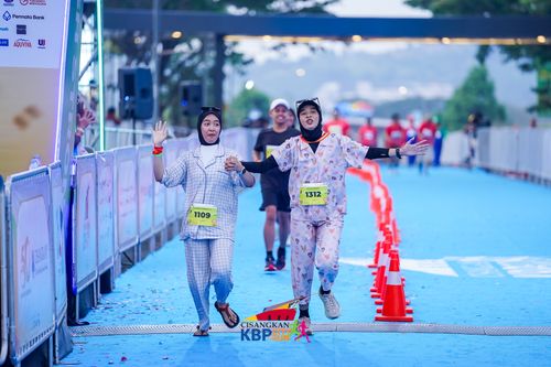 Race photo from CISANGKAN KBP CITY RUN 2025