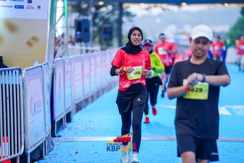 Race photo from CISANGKAN KBP CITY RUN 2025