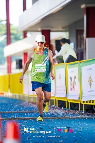 Race photo from BAF LIONS RUN 2024