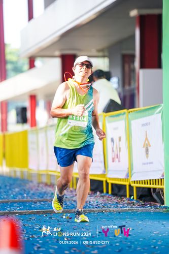 Race photo from BAF LIONS RUN 2024